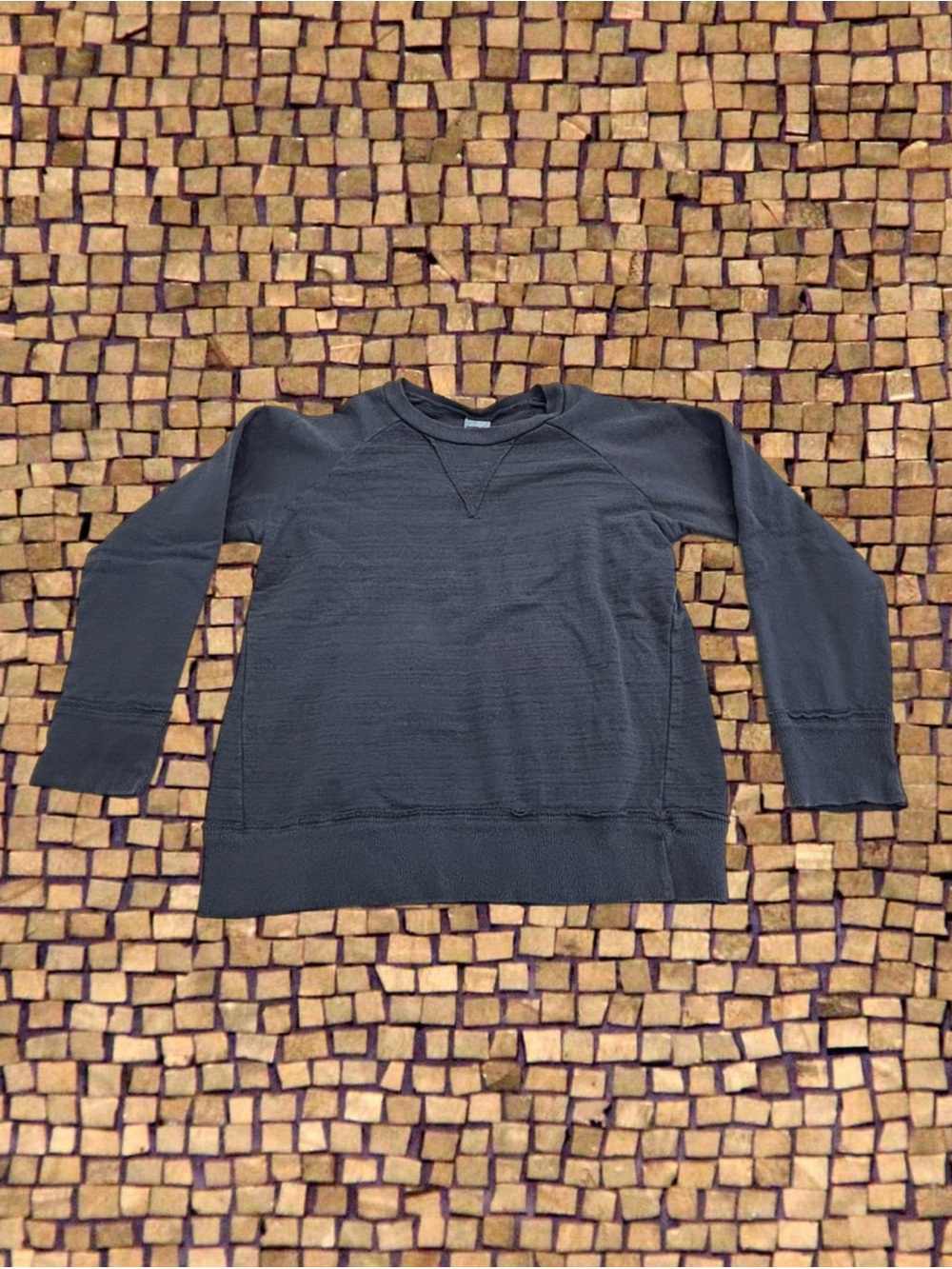 Charlie Rocket Boys Bluish Gray Crewneck Sweatshirt Size 6 Made in USA